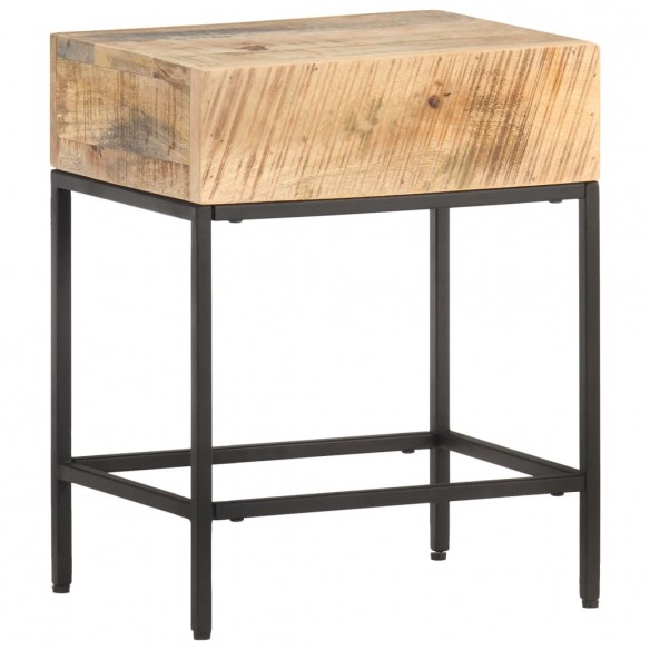 Table d'appoint 40x30x50 cm Bois massif de manguier brut Table d'appoint 40x30x50 cm Bois massif de manguier brut