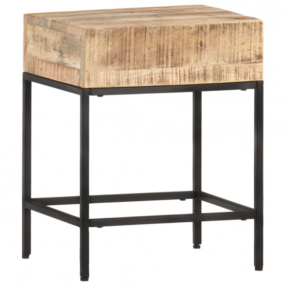 Table d'appoint 40x30x50 cm Bois massif de manguier brut Table d'appoint 40x30x50 cm Bois massif de manguier brut