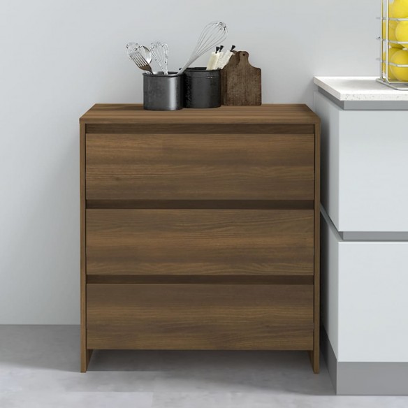 Buffet Chêne marron 70x41x75 cm 
