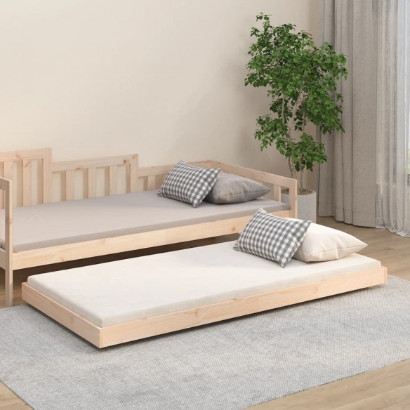 Lit 75x190 cm Bois de pin massif