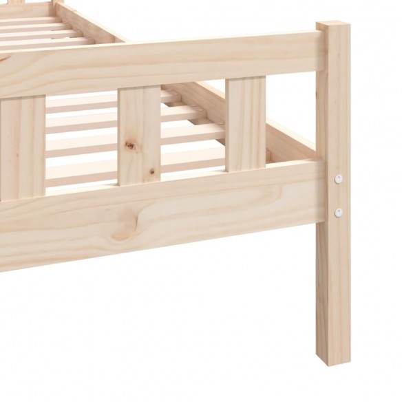 Lit bois massif 75x190 cm petit simple