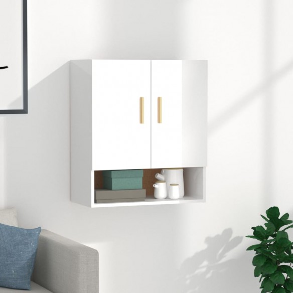 Armoire murale Blanc brillant 60x31x70 cm 
