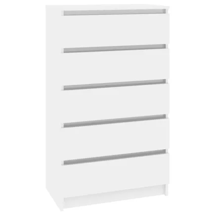 Commode Blanc brillant 60x36x103 cm  2