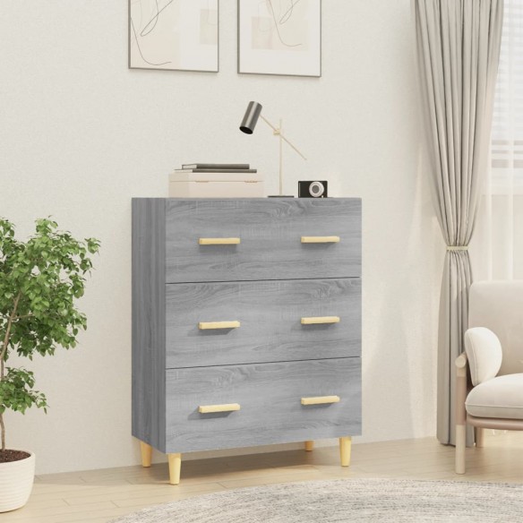 Buffet Sonoma gris 70x34x90 cm 