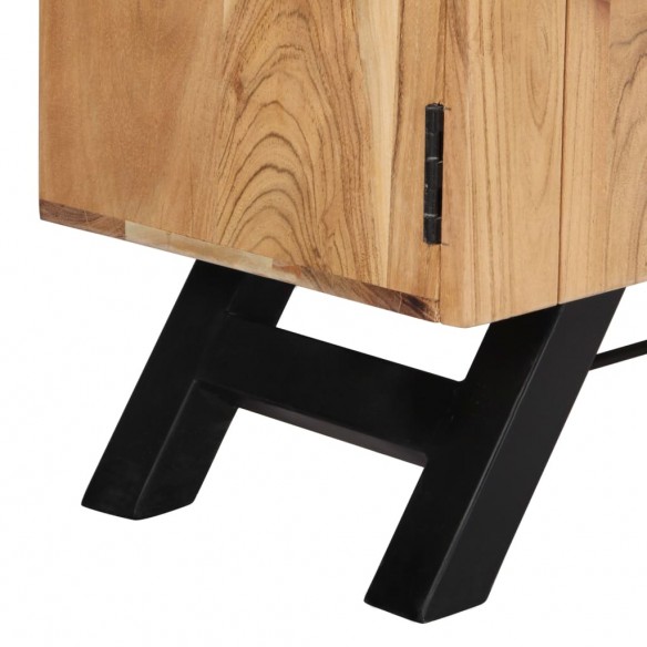 Meuble TV 140 x 30 x 45 cm Bois d'acacia massif