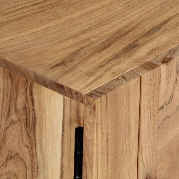 Meuble TV 140 x 30 x 45 cm Bois d'acacia massif
