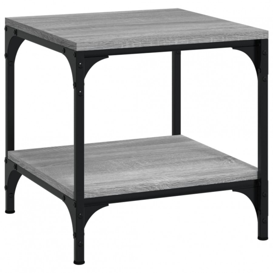 Table d'appoint Sonoma gris 40x40x40 cm 