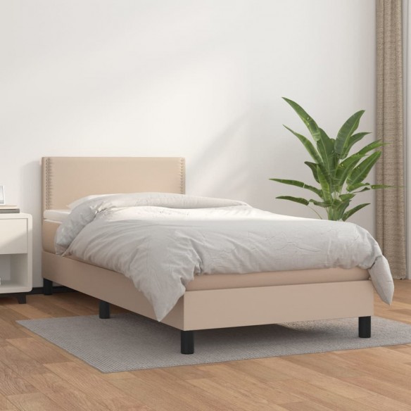 Lit avec matelas Cappuccino 80x200 cm