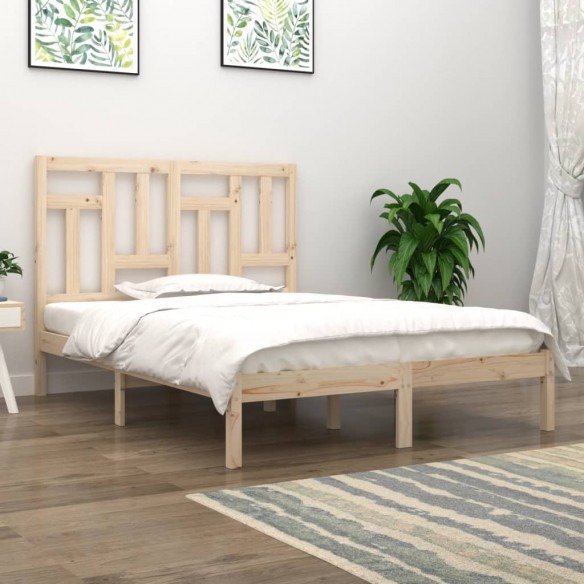 Lit bois massif 120x190 cm petit double