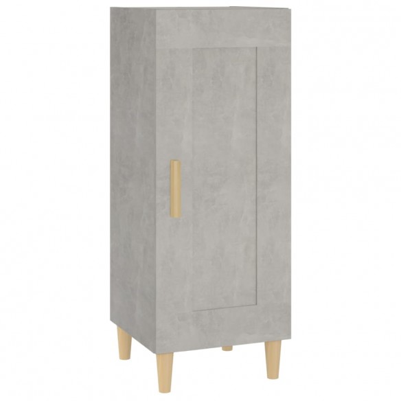 Buffet Gris béton 34,5x34x90 cm 