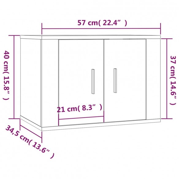 Ensemble de meubles TV 3 pcs Blanc 