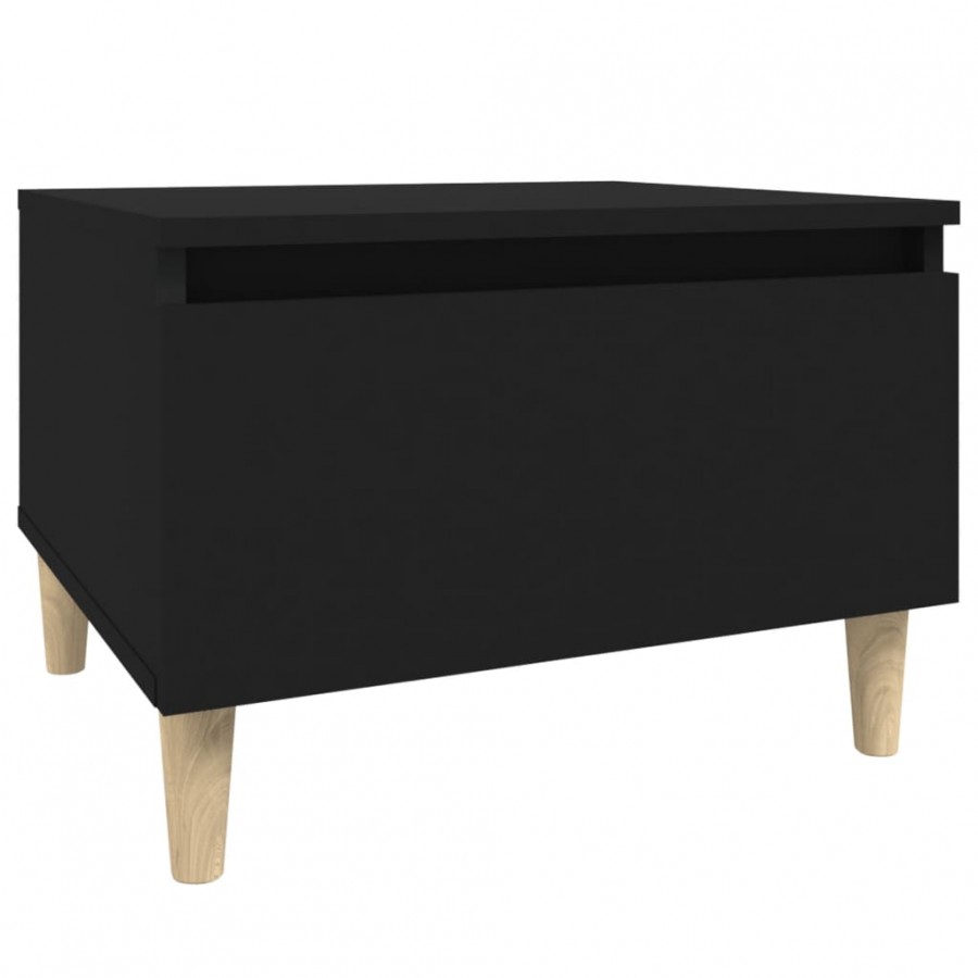 Table d'appoint Noir 50x46x35 cm