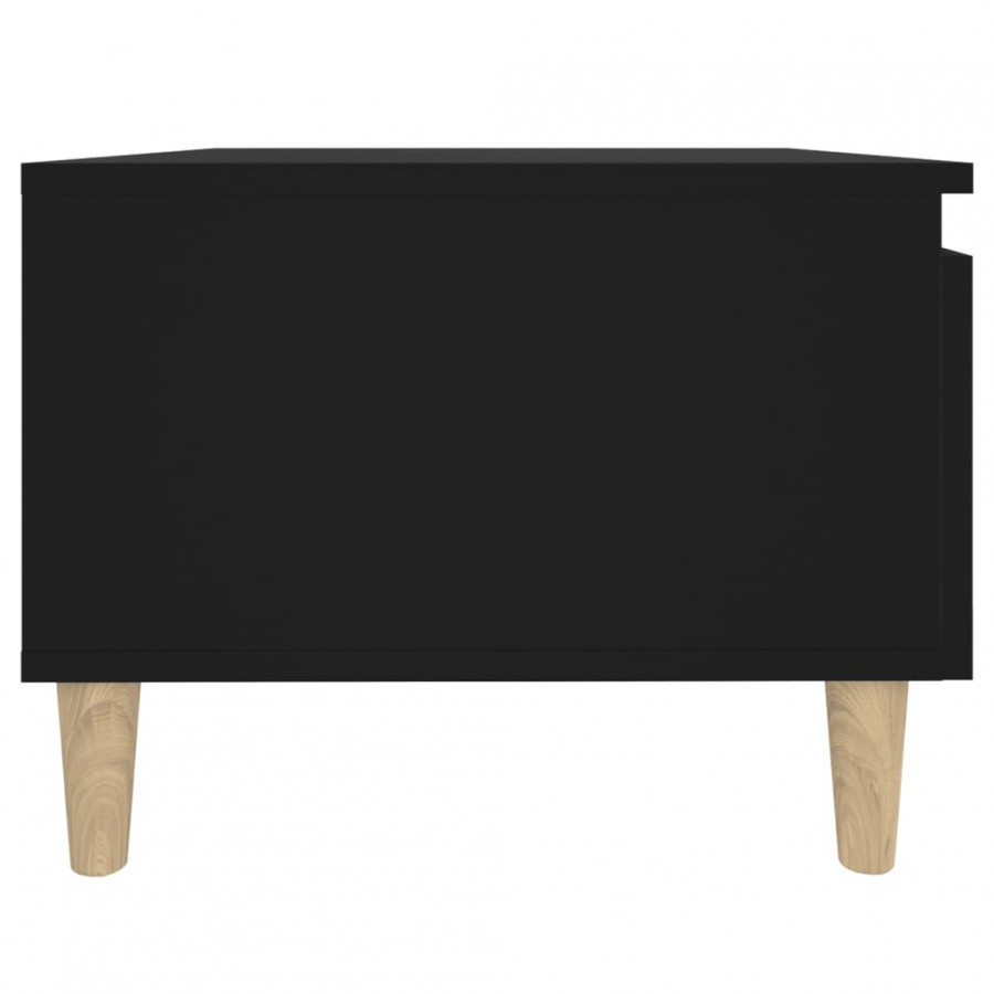 Table d'appoint Noir 50x46x35 cm
