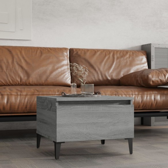 Table d'appoint Sonoma gris 50x46x35 cm 