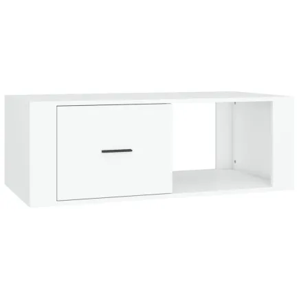 Table basse Blanc 100x50,5x35 cm  2