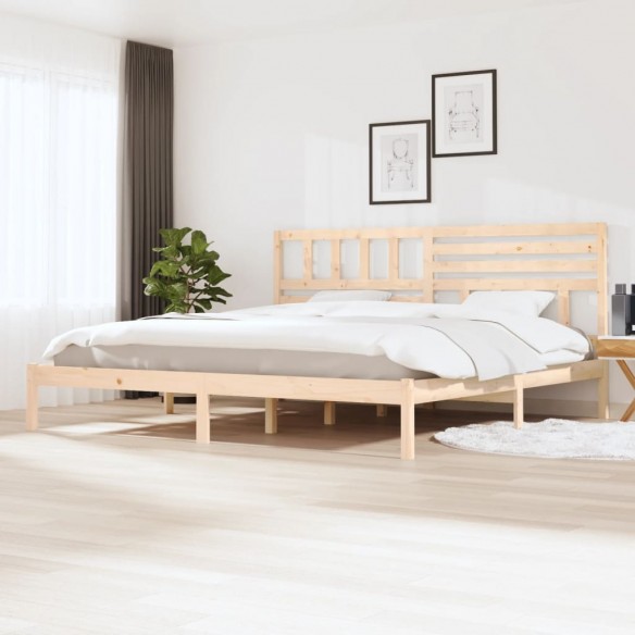 Lit Bois de pin massif 200x200 cm