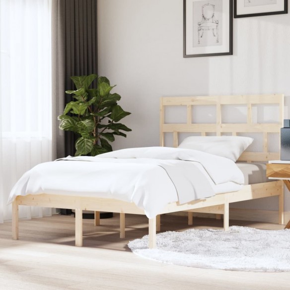 Lit Bois de pin massif 140x200 cm