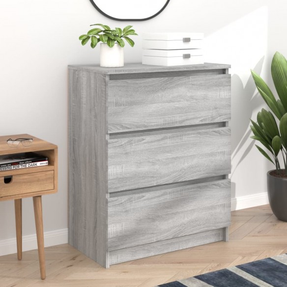 Buffet Sonoma gris 60x35x76 cm 