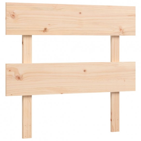 Lit avec tête de lit 90x200 cm bois massif