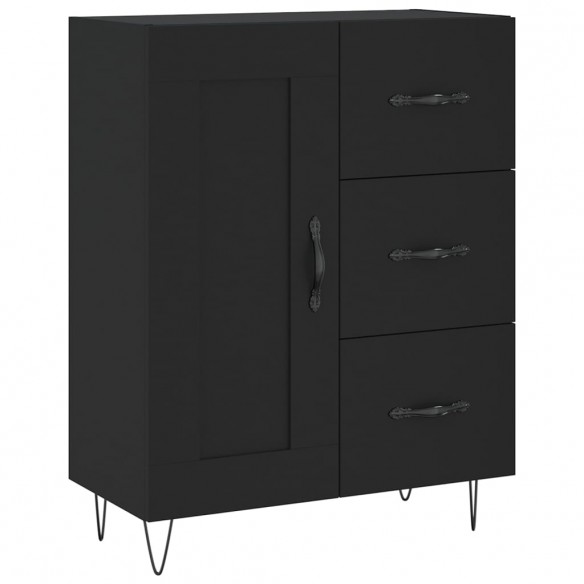 Buffet haut Noir 69,5x34x180 cm 