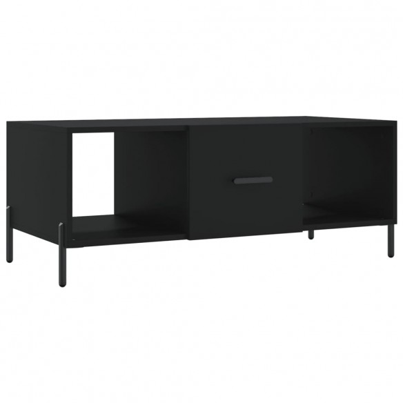 Table basse noir 102x50x40 cm bois d'ingénierie Table basse noir 102x50x40 cm bois d'ingénierie