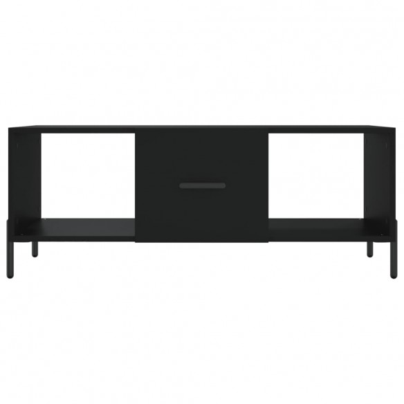 Table basse noir 102x50x40 cm bois d'ingénierie Table basse noir 102x50x40 cm bois d'ingénierie