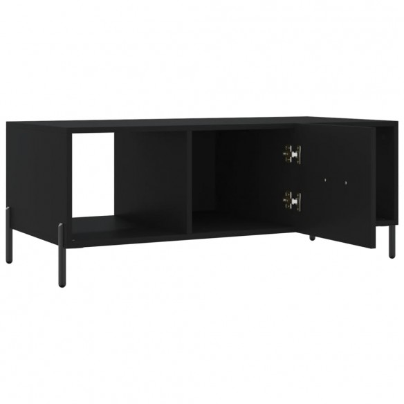 Table basse noir 102x50x40 cm bois d'ingénierie Table basse noir 102x50x40 cm bois d'ingénierie