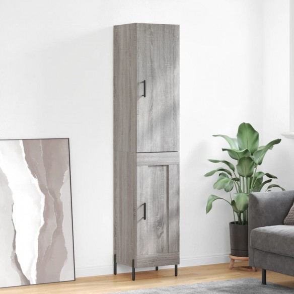 Buffet haut Sonoma gris 34,5x34x180 cm 