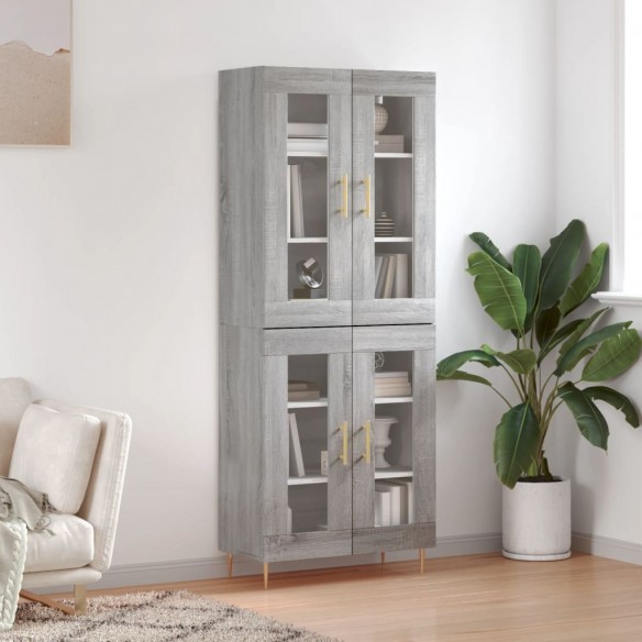 Buffet haut Sonoma gris 69,5x34x180 cm 