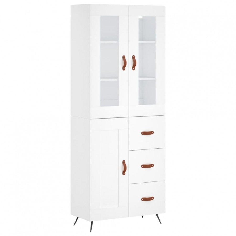 Buffet haut Blanc 69,5x34x180 cm 