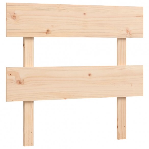 Lit avec tête de lit petit simple bois massif