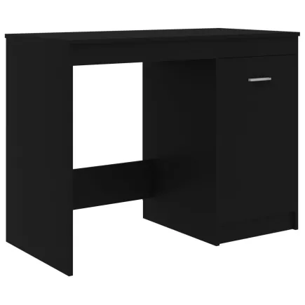Bureau Noir 100x50x76 cm Aggloméré 2