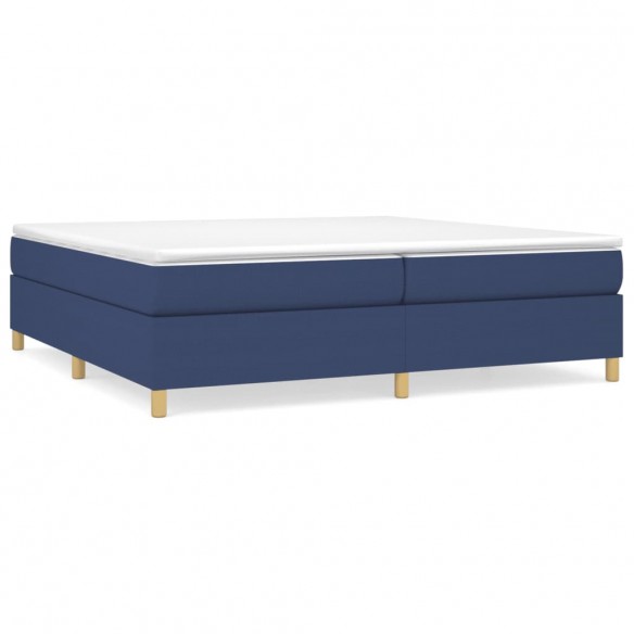 Lit Bleu 200x200 cm Tissu