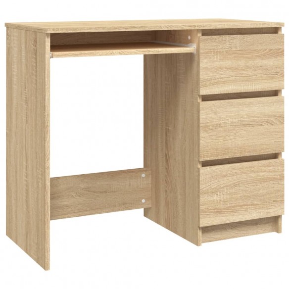 Bureau Chêne sonoma 90x45x76 cm Aggloméré Bureau Chêne sonoma 90x45x76 cm Aggloméré