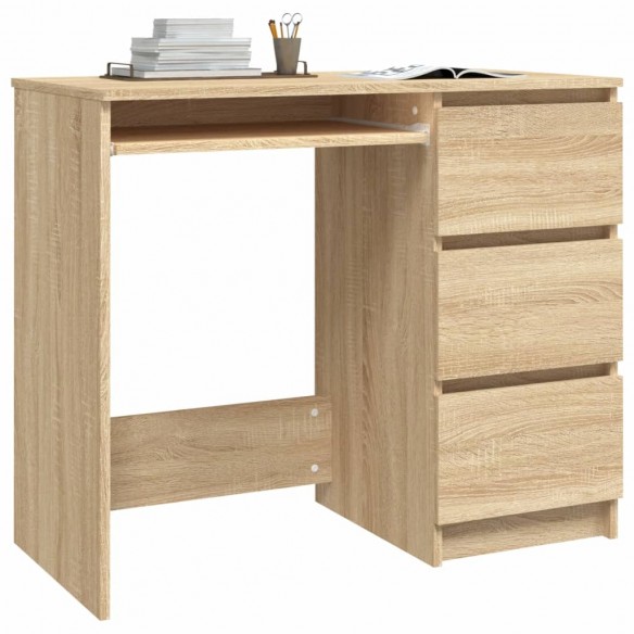 Bureau Chêne sonoma 90x45x76 cm Aggloméré Bureau Chêne sonoma 90x45x76 cm Aggloméré