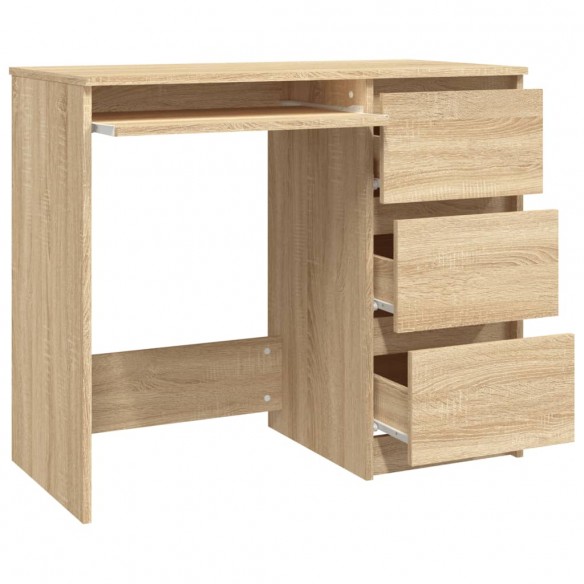 Bureau Chêne sonoma 90x45x76 cm Aggloméré Bureau Chêne sonoma 90x45x76 cm Aggloméré