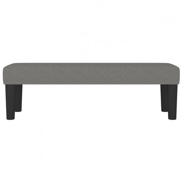 Banc Gris foncé 100x30x30 cm Tissu Banc Gris foncé 100x30x30 cm Tissu