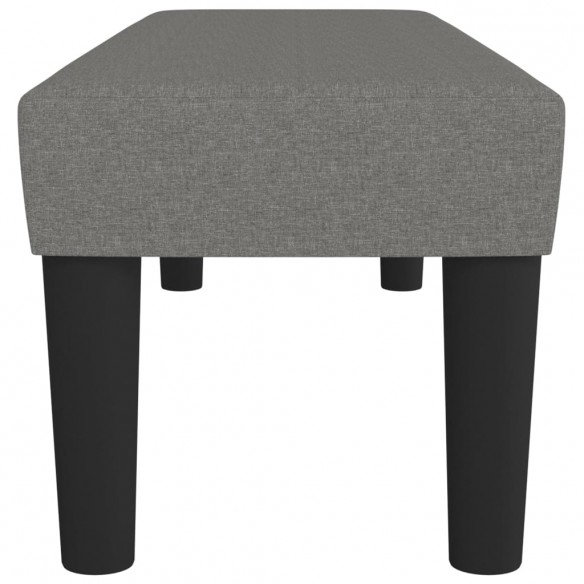 Banc Gris foncé 100x30x30 cm Tissu Banc Gris foncé 100x30x30 cm Tissu