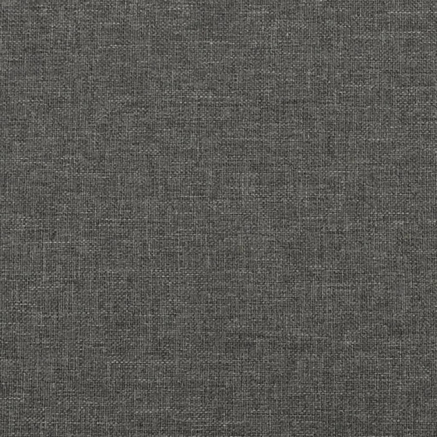 Banc Gris foncé 100x30x30 cm Tissu