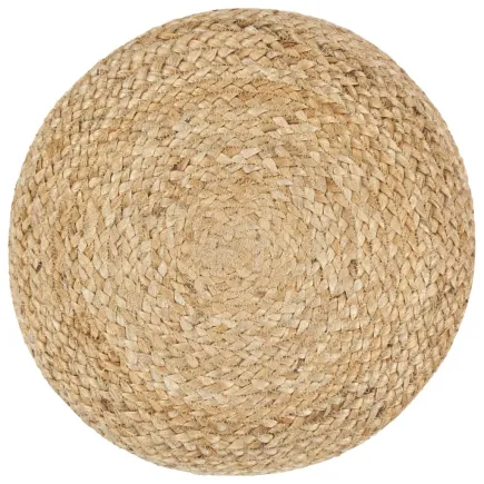 Pouf fait à la main 40 x 45 cm Jute 2