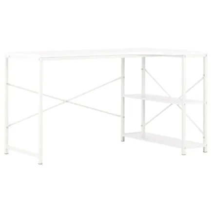 Bureau d'ordinateur Blanc 120 x 72 x 70 cm 2