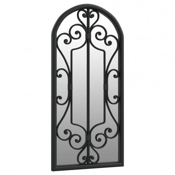 Miroir Noir 100x45 cm Fer pour utilisation à l'intérieur Miroir Noir 100x45 cm Fer pour utilisation à l'intérieur