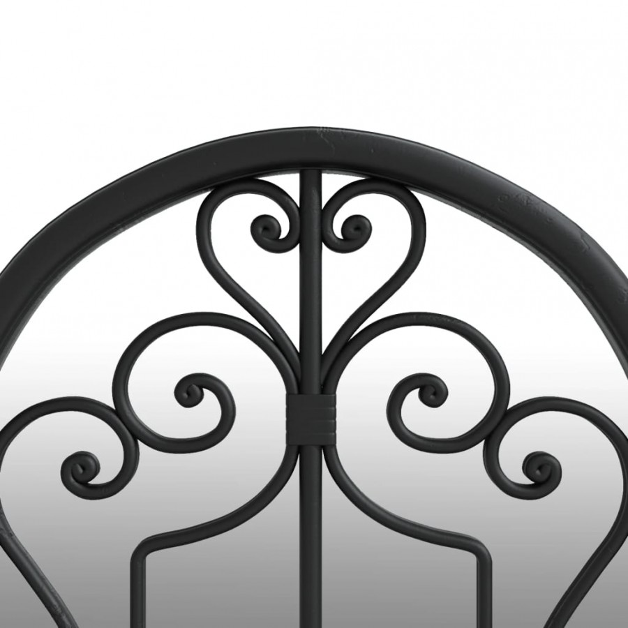 Miroir Noir 100x45 cm Fer pour utilisation à l'intérieur