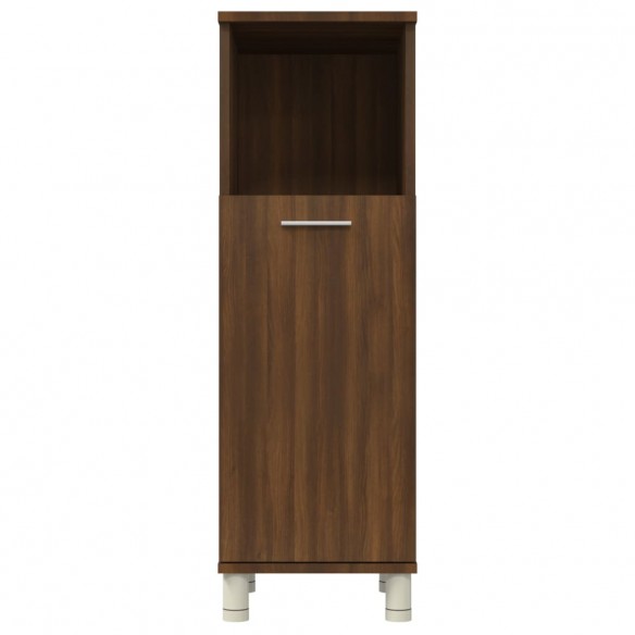 Armoire de bain Chêne marron 30x30x95 cm 