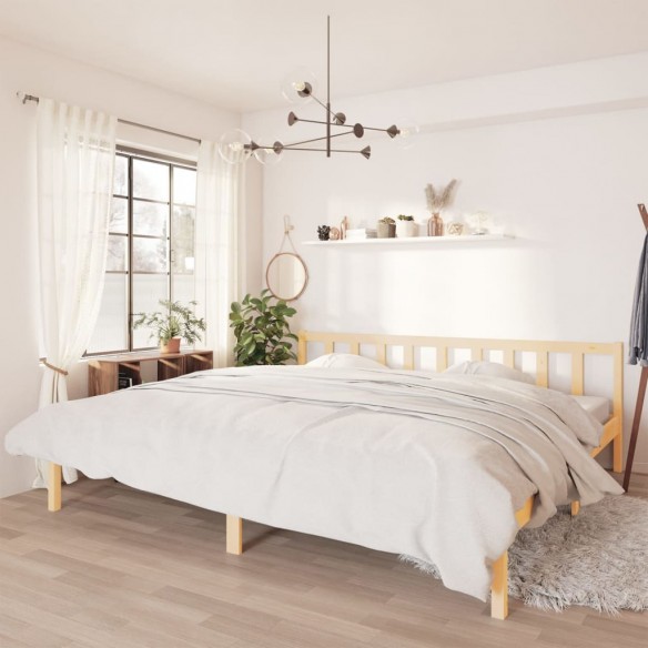 Lit bois de pin massif 180x200 cm super king