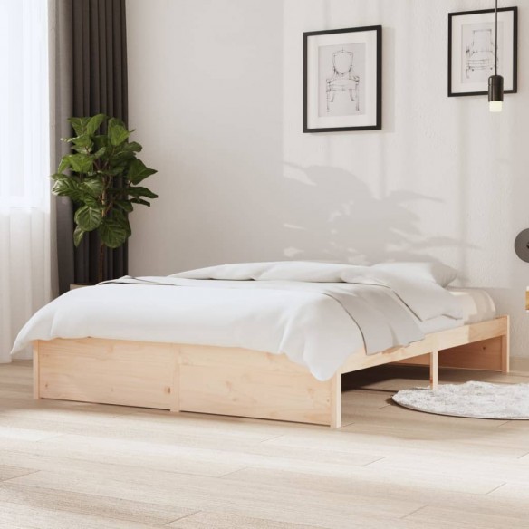 Lit Bois massif 140x190 cm