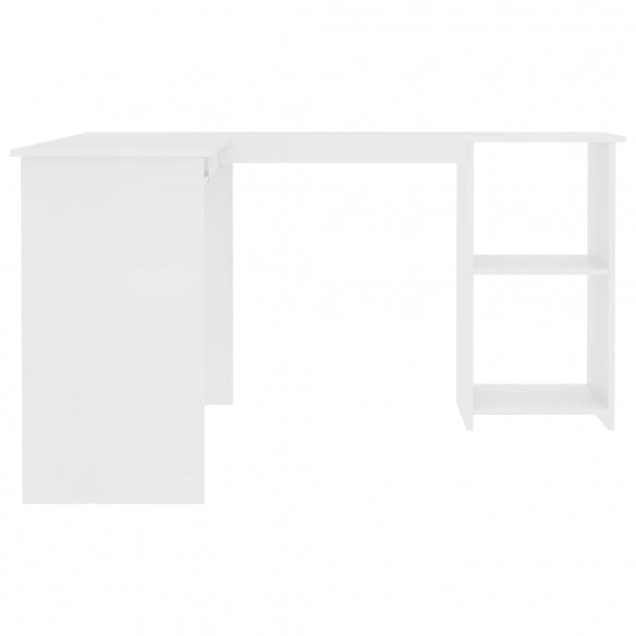 Bureau d'angle en forme de L Blanc 120x140x75 cm Bureau d'angle en forme de L Blanc 120x140x75 cm