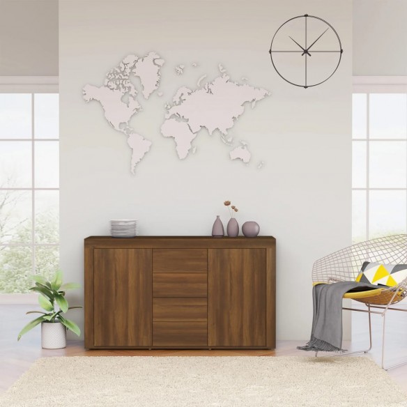 Buffet Chêne marron 120x36x69 cm 