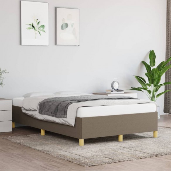 Lit Taupe 120x200 cm Tissu