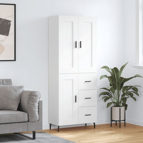 Buffet haut Blanc 69,5x34x180 cm 